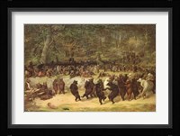 The Bear Dance, c.1870 Framed Print