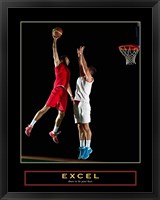 Excel - Basketball Framed Print