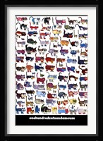 100 Cats and a Mouse Fine Art Print