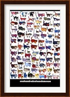100 Cats and a Mouse Fine Art Print