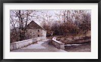 The Mill Bridge Framed Print