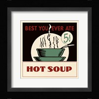 Hot Soup Framed Print