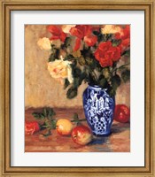 Roses in a Mexican Vase Fine Art Print