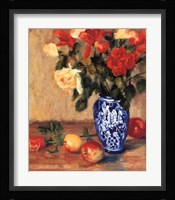 Roses in a Mexican Vase Fine Art Print