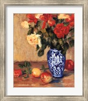 Roses in a Mexican Vase Fine Art Print