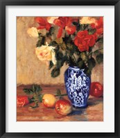 Roses in a Mexican Vase Fine Art Print