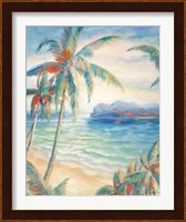 Tropical Breeze I - palm trees Fine Art Print