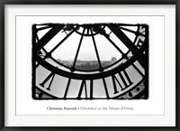 Clockface at the Musee d'Orsay Framed Print
