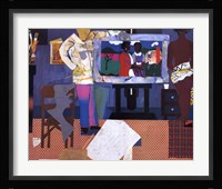 Profile/Part II, The Thirties: Artist with Painting and Model, 1981 Fine Art Print
