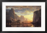 Valley of the Yosemite Framed Print