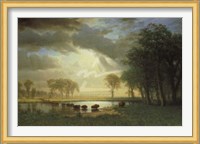 The Buffalo Trail, c.1867 Fine Art Print