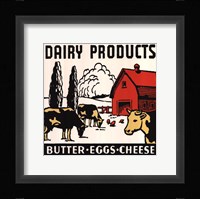Dairy Products-Butter, Eggs, Cheese Fine Art Print