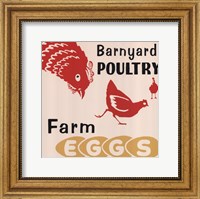 Barnyard Poultry-Farm Eggs Fine Art Print
