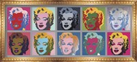 Ten Marilyns, 1967 Fine Art Print