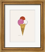 Ice Cream Dessert, c. 1959 (red, pink and white) Fine Art Print
