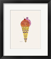 Ice Cream Dessert, c. 1959 (red and pink) Fine Art Print