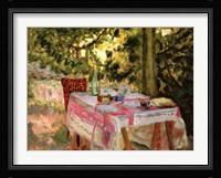 Table Set in a Garden Fine Art Print