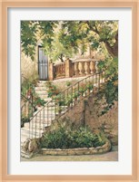 Courtyard in Provence Fine Art Print