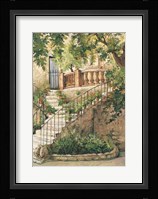 Courtyard in Provence Framed Print