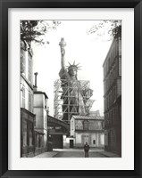 Statue of Liberty in Paris, 1886 Framed Print