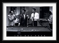 The Rat Pack - Pool Framed Print