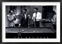 The Rat Pack - Pool Framed Print