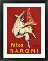 Pates Baroni, 1921 Framed Print