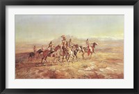 Sun River War Party Fine Art Print