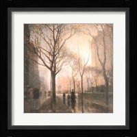 Plaza After The Rain Fine Art Print
