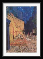 The Cafe Terrace on the Place du Forum, Arles, at Night, c.1888 Fine Art Print