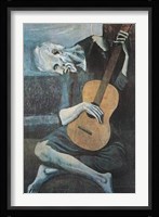 Old Guitarist Fine Art Print