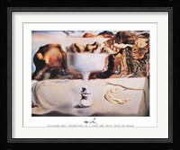 Apparition Of Face And Fruit Dish On A B Fine Art Print