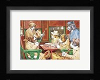 His Station And Four Aces Fine Art Print