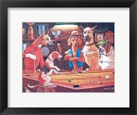 Hey! One Leg On The Floor Fine Art Print