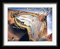 Melting Clock At Moment Of First Explosi Fine Art Print