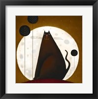 Cat and the Moon I Fine Art Print