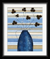 Study of Mimosa In Blue Fine Art Print