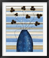 Study of Mimosa In Blue Fine Art Print