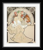 Woman With Cathedral Fine Art Print