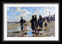 Oyster Gatherers At Cancale Fine Art Print