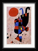 Upside-Down Figures Framed Print