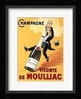 Champagne Vicomte De Moulliac Fine Art Print