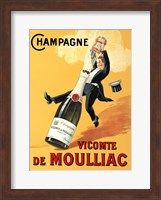 Champagne Vicomte De Moulliac Fine Art Print