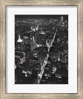 Night View of Lower Manhattan Fine Art Print