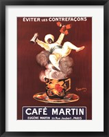 Cafe Martin Framed Print