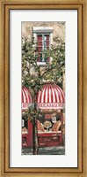 Red Striped Awning Fine Art Print
