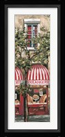 Red Striped Awning Fine Art Print