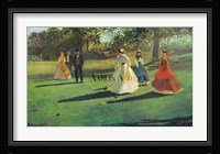 Croquet Players Fine Art Print