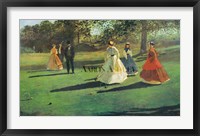Croquet Players Fine Art Print