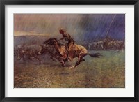 The Stampede Framed Print
